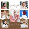 Snap Hijab-Turbantes para mujeres-Hijab para mujeres|Envolturas para el cabello-Envolturas para