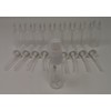 Dezinf Care pack of 10 Transparent Bottles 15ml with Sprayer