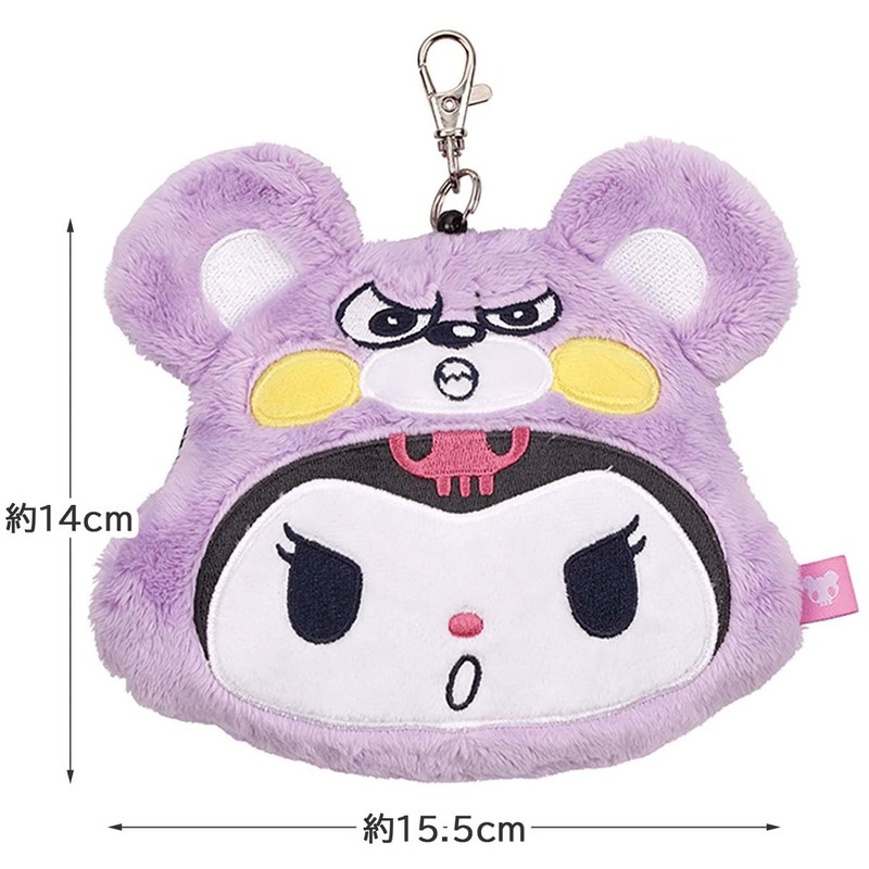 Skater ZPAS1-A Pass Case with Reel Card Case, Chromi, Headpiece,