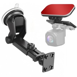 Carplay Mount(2Pack),Backup Camera Monitor Mount,Baby Car Camera Holder for Rohent,Car Play Screen Bracket for Carpuride,Rearview Back up Camera Monitor Windshield Suction Cup Stand,Car Stereo Holder