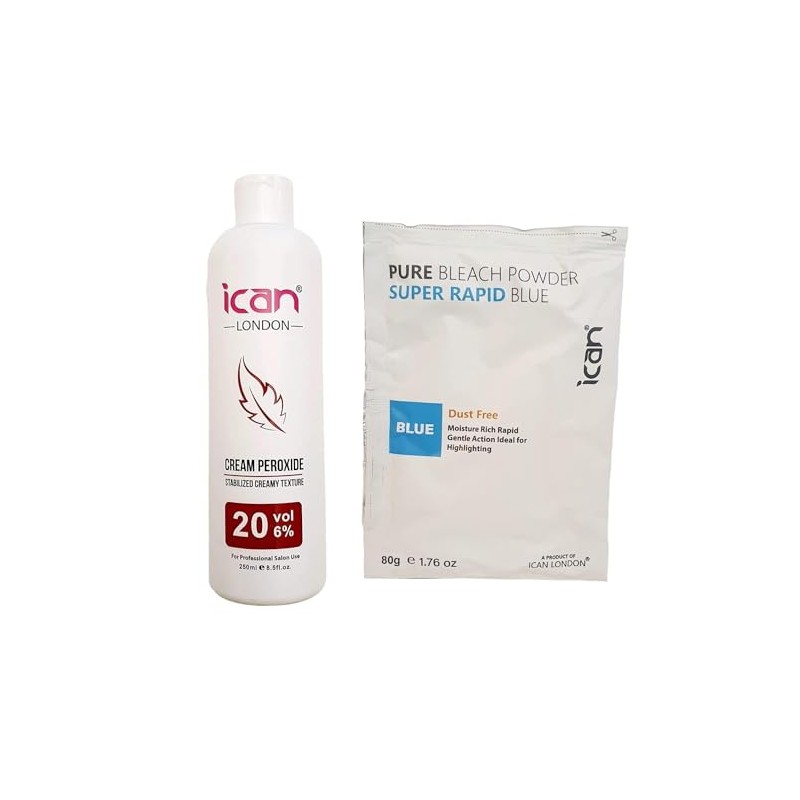 ICAN LONDON PROFESSIONAL CREAM PEROXIDE 20 VOL 6% 250 ML