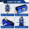 Beaiguna Self Centering Dowel Jig Kit, Drill Guide Jig Block