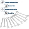 Bestgle 10 Pcs Mini Wrench Set Metric 4-11mm Small Ignition