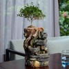 GOSSI Indoor Fountain Decorative 5-Tier Rockery Tabletop Fountains with a