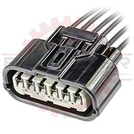 Ballenger Motorsports - 6-way HX040 Connector Pigtail Replacement for Honda Accelerator position sensor