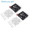 ALMOCN 2PCS 120mm Computer Fan 12V Case Cooling Fan 2