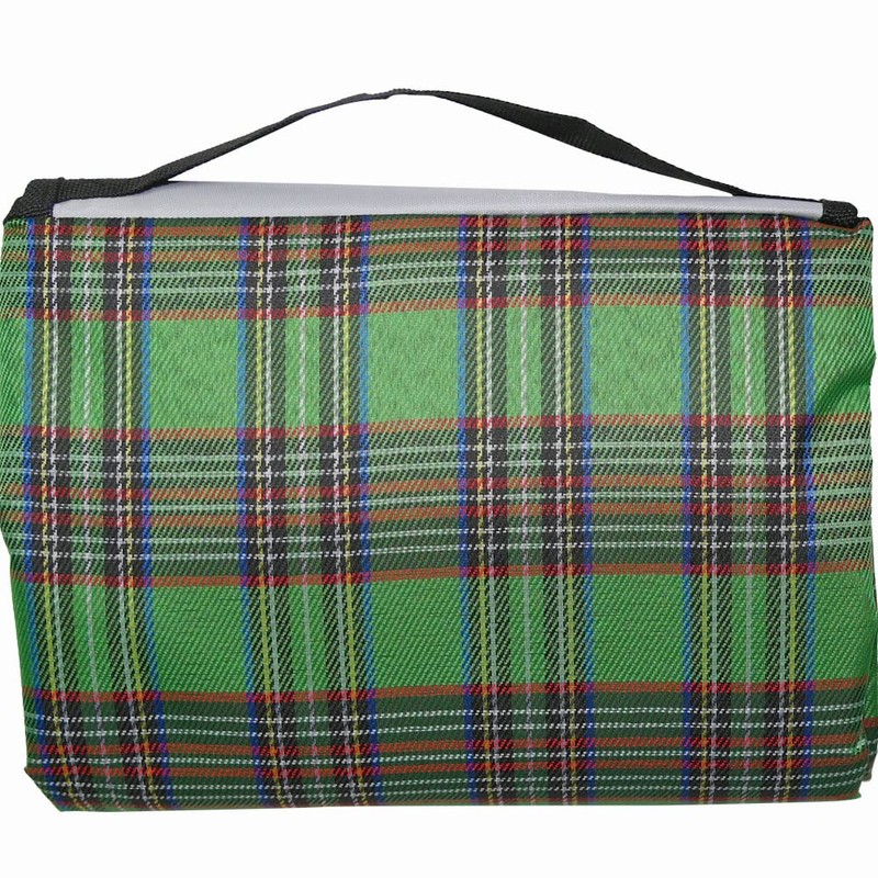 Armo Extra Large Tartan Picnic Blanket With Carrying Handle Waterproof