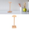 Wooden Headphone Holder Beech Headset Stand Desktop Display Shelf for