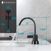 Oil Rubbed Bronze Bathroom Faucet 3 Hole, Senhozi 4 Inch