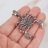 Ximimark 2 PCS Film Creative Antique Silver Scorpion King Key