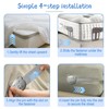 Tianher Bed Sheet Clips, 4 Pieces Fitted Sheet Clips With