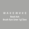 WAKEMAKE Real Ash Brush Eye Liner 1g*2ea, Color:Ash Black [1+1]