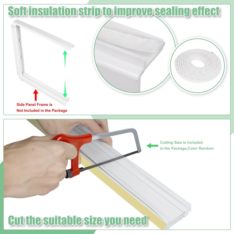 Memrita Window AC Side Panels for Window AC Units,Fits Up