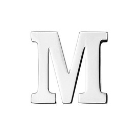 MINGHUA Monogram Alphabet Letters Lapel Pin Badge (M)