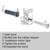 Tatuo 20 Pcs Mirror Holder Clips Bulk for Mirrors up
