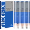 PHOENIX Sketch Pencils Set of 12 - Drawing Pencils 2H-9B