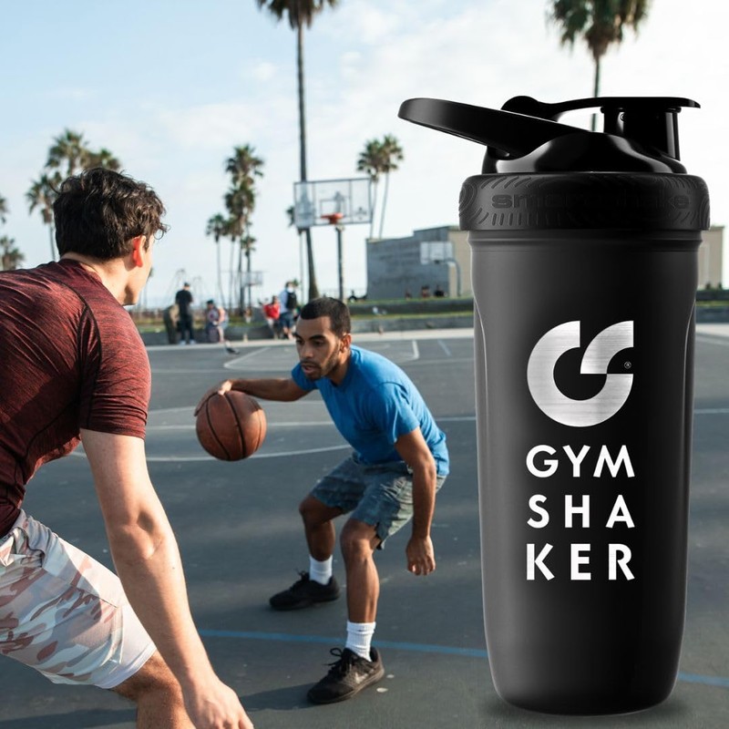 GYMSHAKER Stainless Steel Shaker 900 ml - Honeycomb Structure Strainer