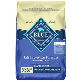 Blue Buffalo Life Protection Formula Natural Adult Large Breed Healthy Weight Dry Dog Food, Chicken and Brown Rice 30-lb
