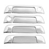4 Sets Exterior Door Handle Cover ABS Chrome Weatherproof Replacement