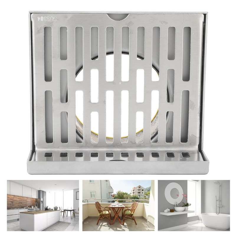 Corner Floor Drain L Shape Design Durable Stainless Steel Corrosion