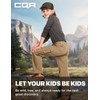 CQR Kids Youth Hiking Cargo Pants, UPF50+ Quick Dry Outdoor