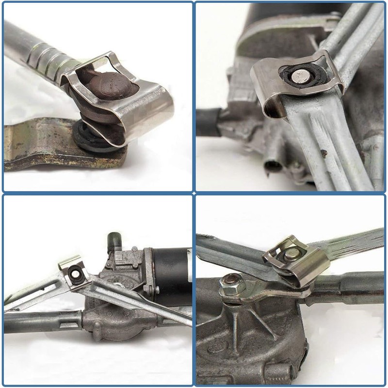 JEYORZY Pack of 6 windscreen wiper linkage repair clamp, windscreen