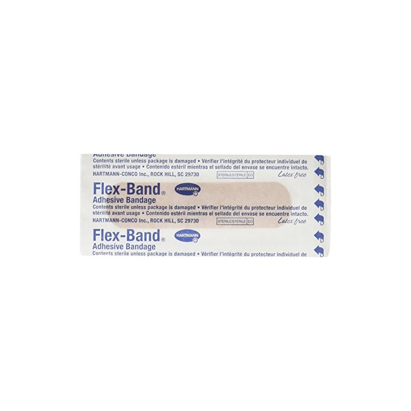 Hartmann Flex-Band Fabric Adhesive Bandages, Strips, 3/4" x 3" ,