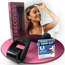 RECOVRY Derma Roller Women - For Fuller Hair and Scalp Care | Stainless Steel Needles - Maximum Hair Growth | Micro Needle Roller