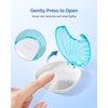 JMU Retainer Case, Blue Orthodontic Dental Mouth Guard Case