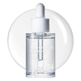 TOSOWOONG - Suero de arroz 2 %, alfa arbutina, arroz 746,074 ppm, 33 ml/1.11 oz, alfa arbutina 20000 ppm, brillo, glass skin, para pigmentación, acné, manchas oscuras, tono uniforme, cuidado coreano