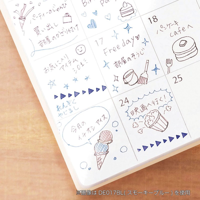 Kutsuwa Stamp Pen Kuroro Smoky Blue DE017BL