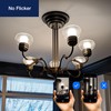 FLSNT 4000K Cool White LED Candelabra Bulbs 60W Equivalent, G16