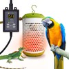 SYSAI Bird Cage Heater with Intelligent Thermostat Controller,Anti-bite Power Cord