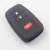 kcpros 2Pcs Rubber Silicone 3 Buttons Smart Key Fob Cover