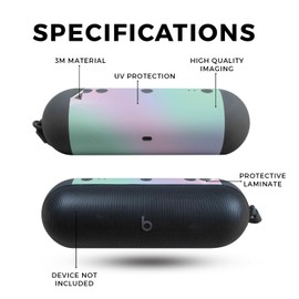 Speaker Skin Compatible with Beats Pill (2024) - Cotton Candy - Premium 3M Vinyl Protective Wrap Decal Cover - Easy to Apply | Crafted in The USA by MightySkins