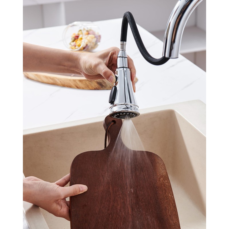 Kitchen Faucet Spray Head Replacement - Pull Down Faucet Sprayer