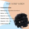 Prettyshop XXXL hair piece, hair elastic, pinned-up hairdos, voluminous, curly