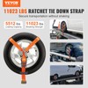VEVOR Car Tie Down Straps Kit, Lasso Style 2" x