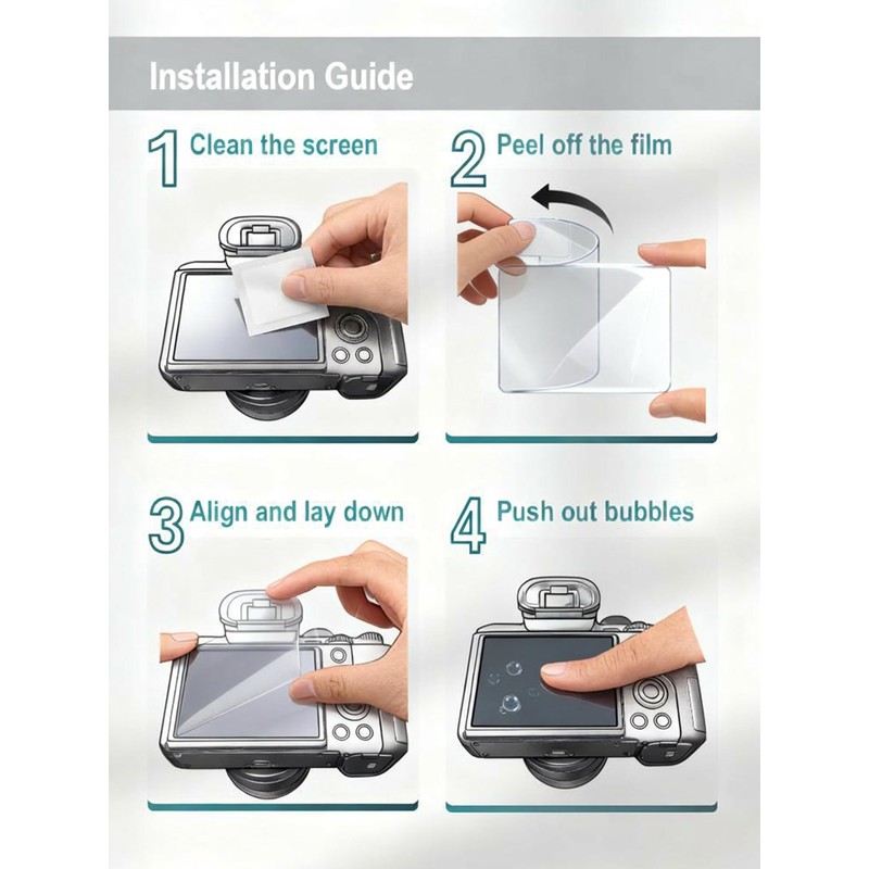 iDaPro Screen Protector for Sony ZV-1F ZV1F Vlog Camera [3