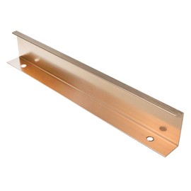 LC LICTOP Mount Finger Pull for Home Kitchen Cabinets Drawers Collection,Aluminum with Screws (200mm/7.87",Brushed Champagne Gold) 6Pcs