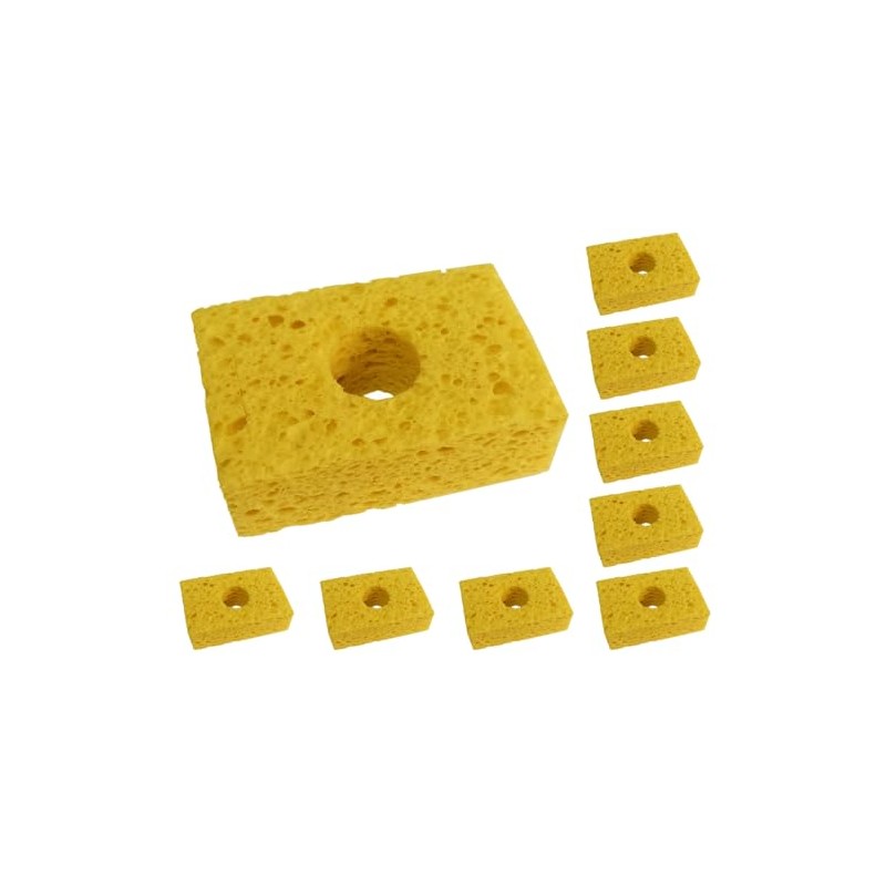 Thermaltronics SPG-10 Yellow, Soldering Sponge, (3.2" X 2.1") (10 Pack)
