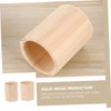 Operitacx Handgefertigte Stifthalter Aus Holz 2 Stück Holzeimer Für Schreibtisch-organizer
