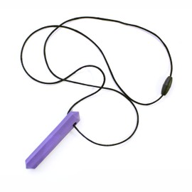 ARK's Krypto-Bite XXT Chewable Gem Necklace Chew Jewelry (Extra Extra Tough, Lavender)