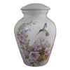 Flower with Hummingbird Urn- Cremation urn or Keepsake for Ashes