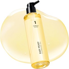 numbuzin Óleo de limpeza No.1 Easy Peasy 200 ml Limpeza derivada de Natrue, calmante, hidratação