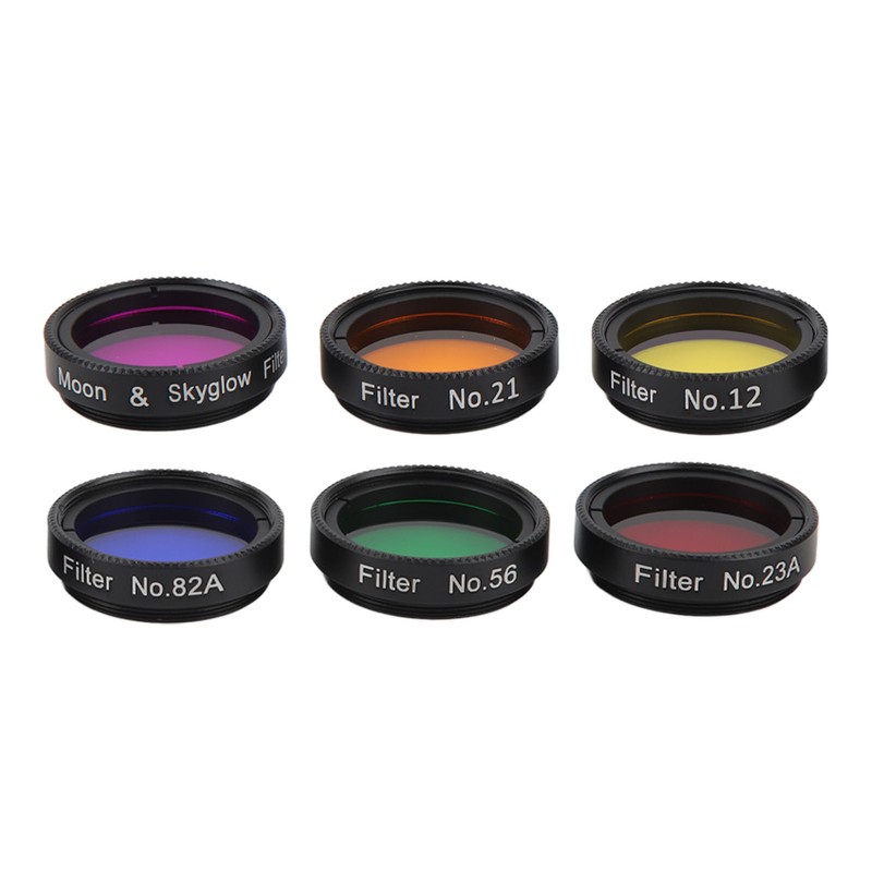 Telescope Filters 6 in 1 1.25in Compatibility Telescope Moon Filter