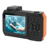 4K 65MP Underwater Camera Autofocus 2.88in 1.44in Dual Screen 2500mAh