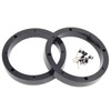 4 Pair 8.5" Plastic Speaker Spacer Rings - Subwoofer Mid