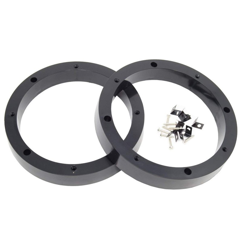 4 Pair 8.5" Plastic Speaker Spacer Rings - Subwoofer Mid