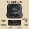 Sourdough Starter Warmer– Precise 1°F Thermostat Control (70–100°F), Auto On/Off,